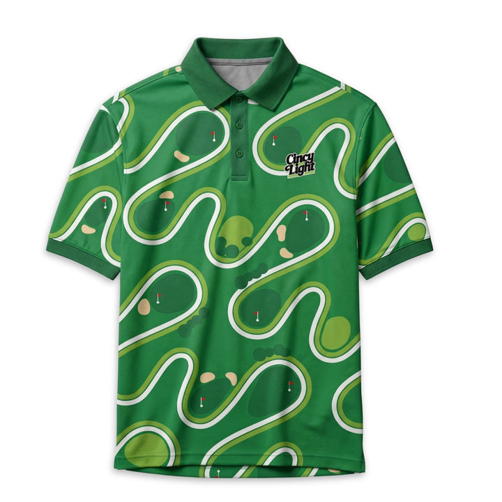 Rhinegeist Shirt Cincy Light Printed Golf Polo PREORDER