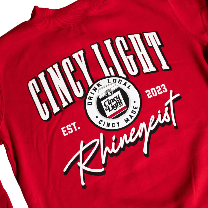 Cincy Light Football Mockneck