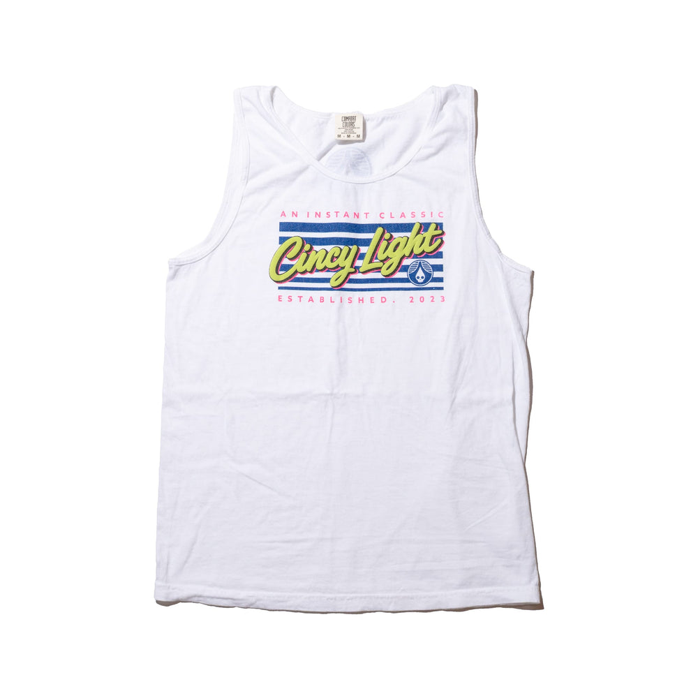 Rhinegeist Shirt Cincy Light Retro Stripe Tank Top