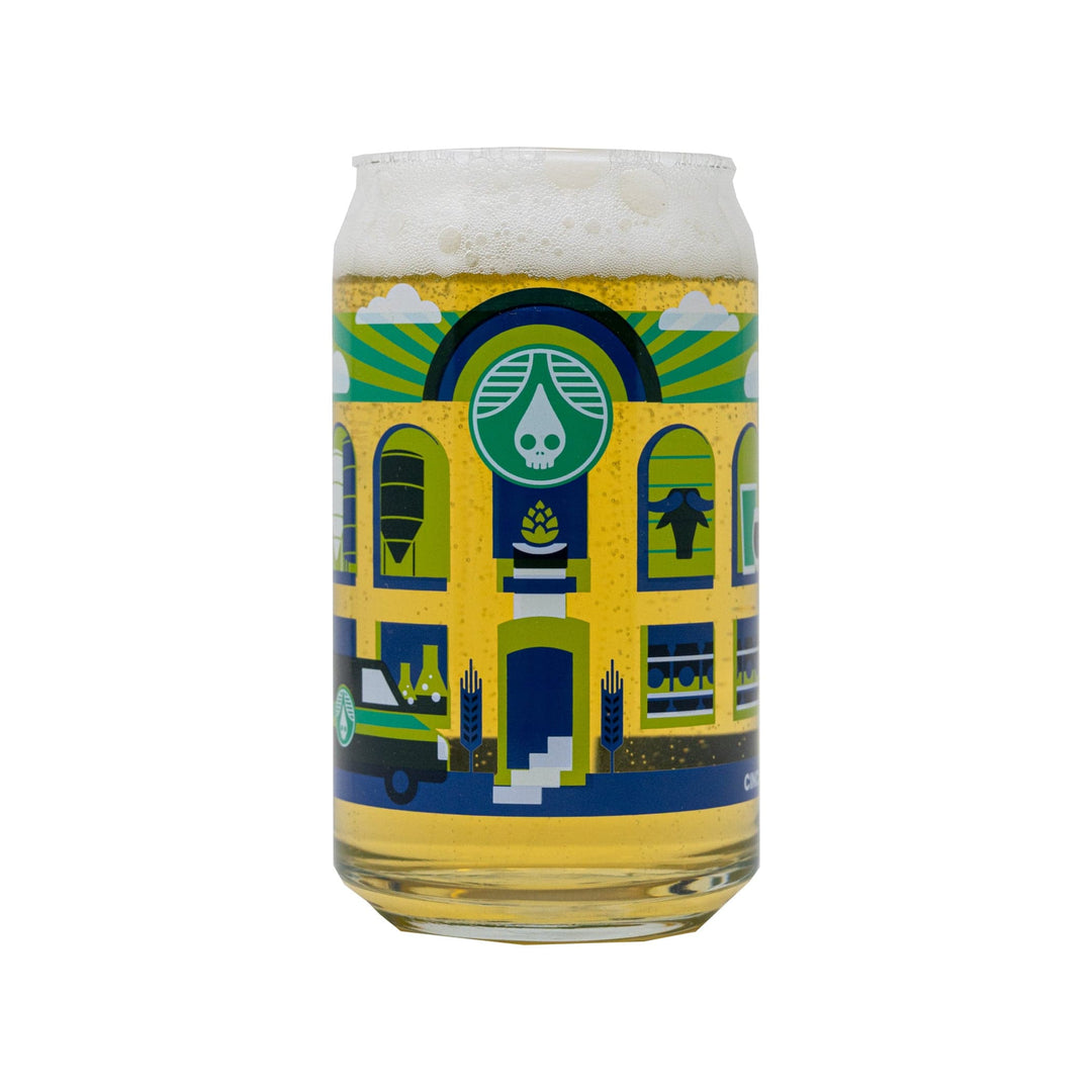 Rhinegeist Drinkware Cool Gradient Brewery Can Glass