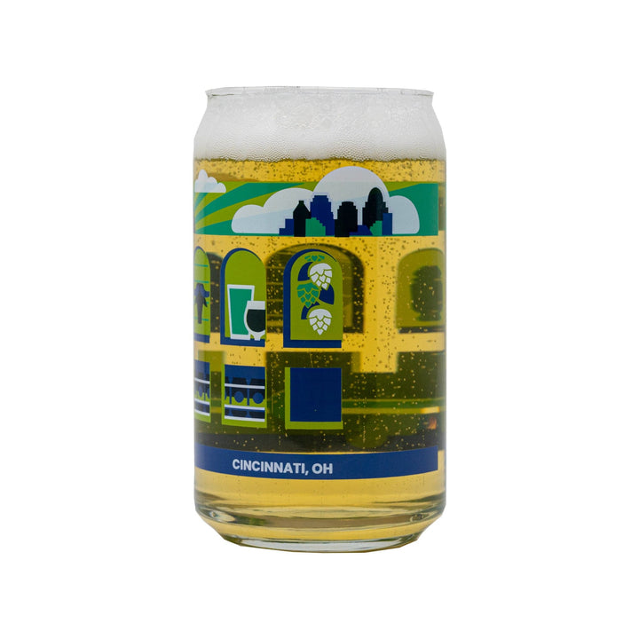 Rhinegeist Drinkware Cool Gradient Brewery Can Glass