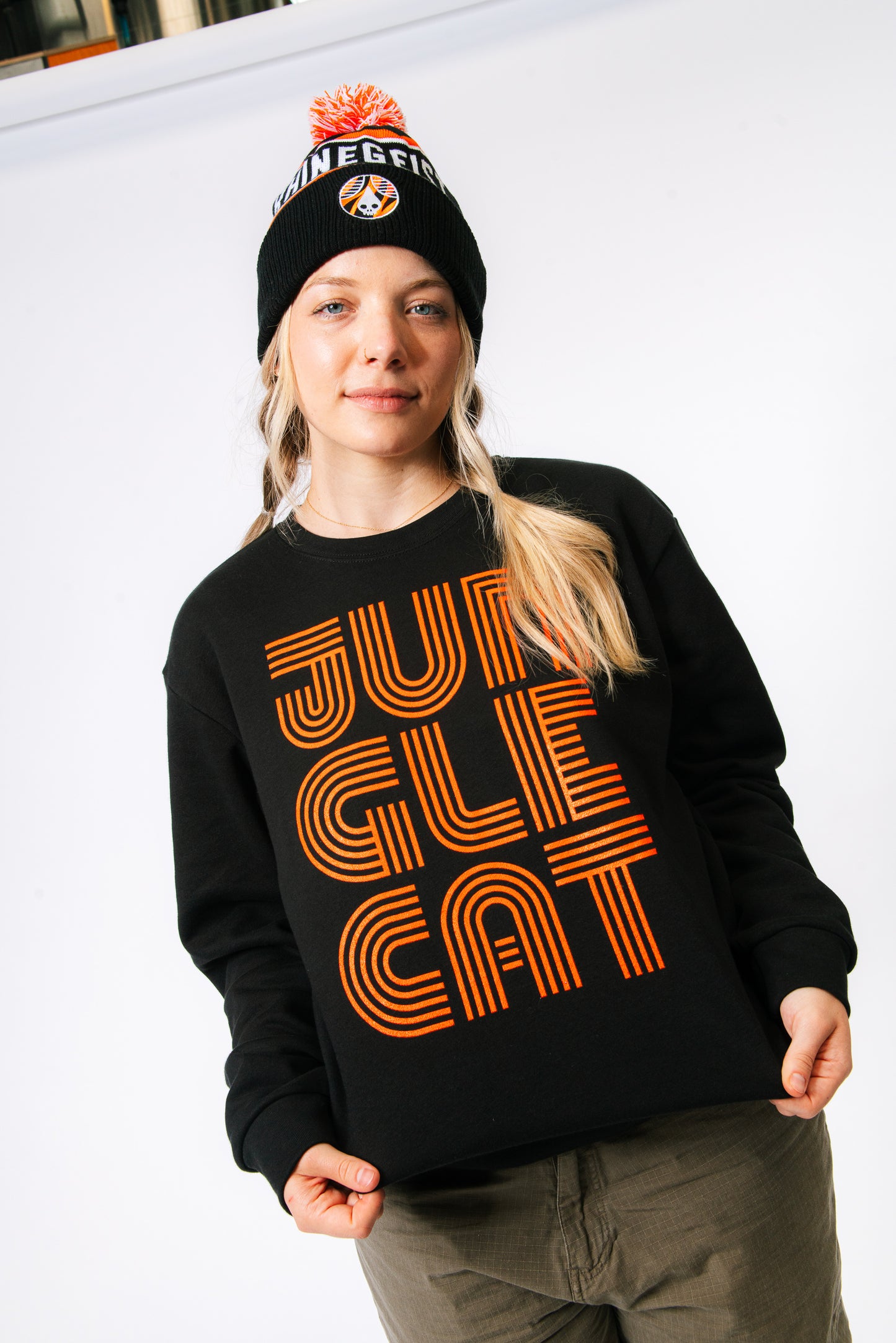 Far Out Jungle Cat Crew Neck