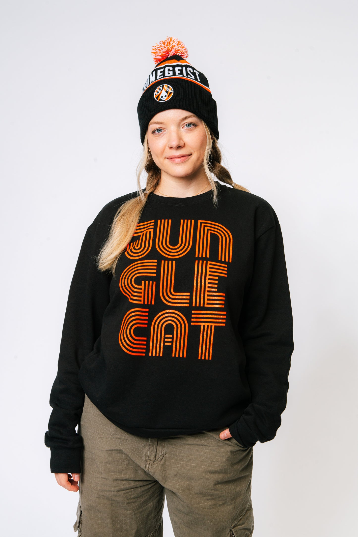 Far Out Jungle Cat Crew Neck