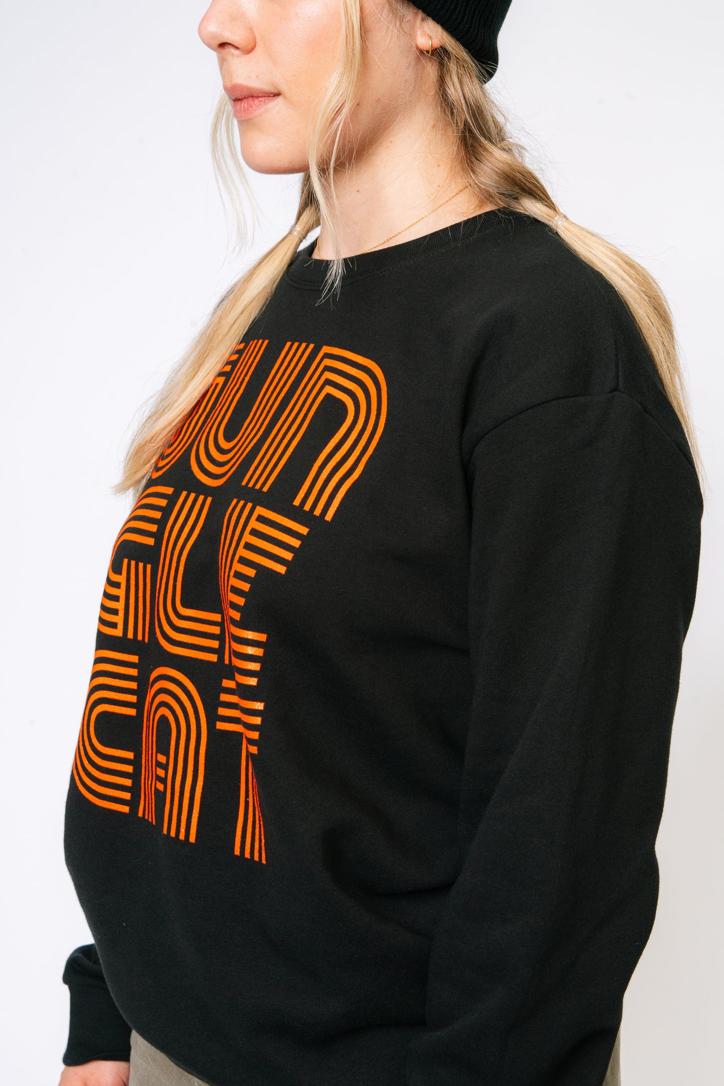 Far Out Jungle Cat Crew Neck