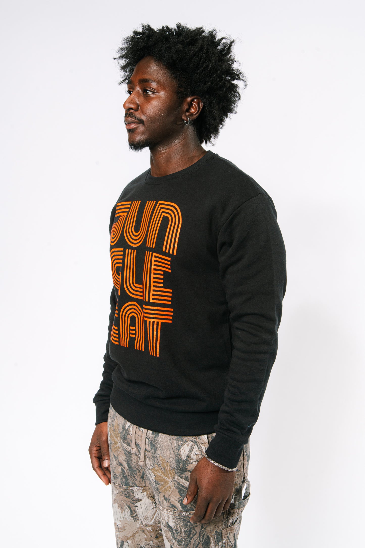 Far Out Jungle Cat Crew Neck