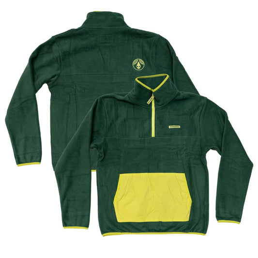 Neon Green Rhinegeist Half Zip Fleece
