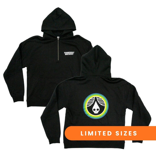 Black Half Zip Hoodie