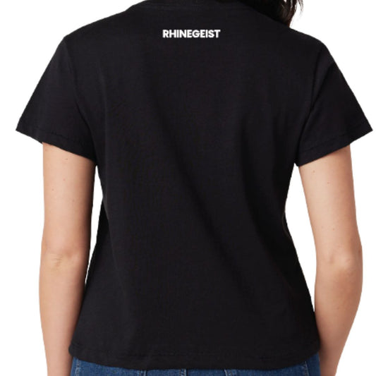 Jungle Cat Embroidered High Waisted Tee - PREORDER
