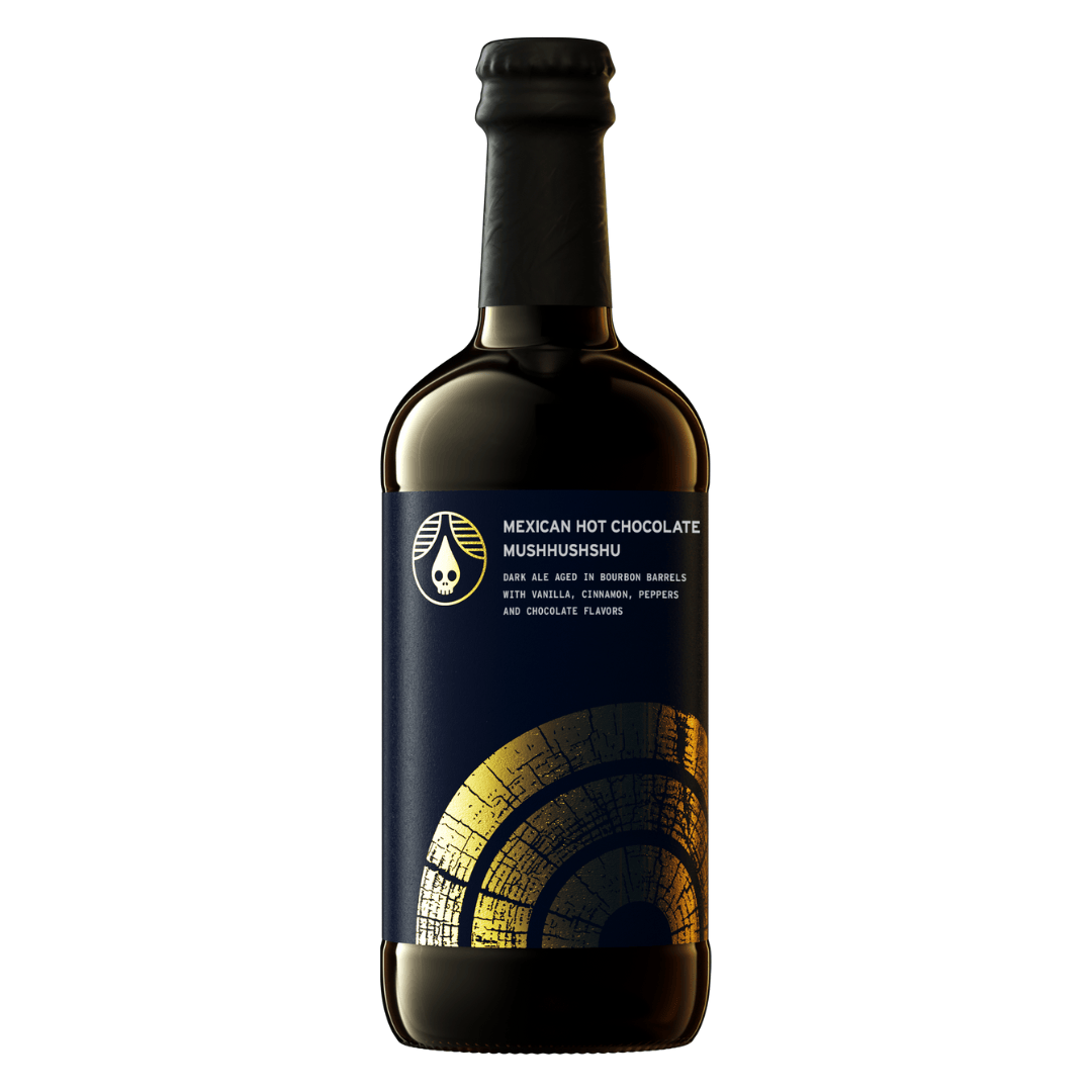 Rhinegeist Beverage Mexican Hot Chocolate Mushhushshu - Dark Ale Aged in Bourbon Barrels