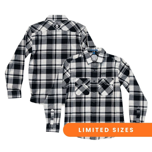 Black White Flannel