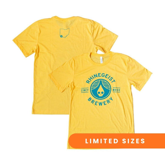 Yellow Teal Cincy Made T-Shirt