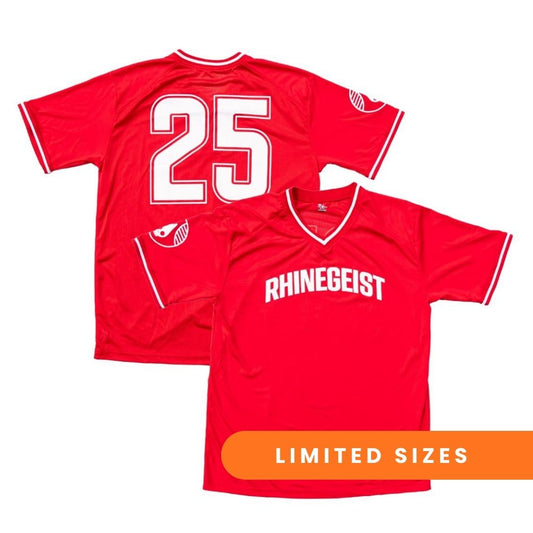 Red Vintage Baseball Jersey