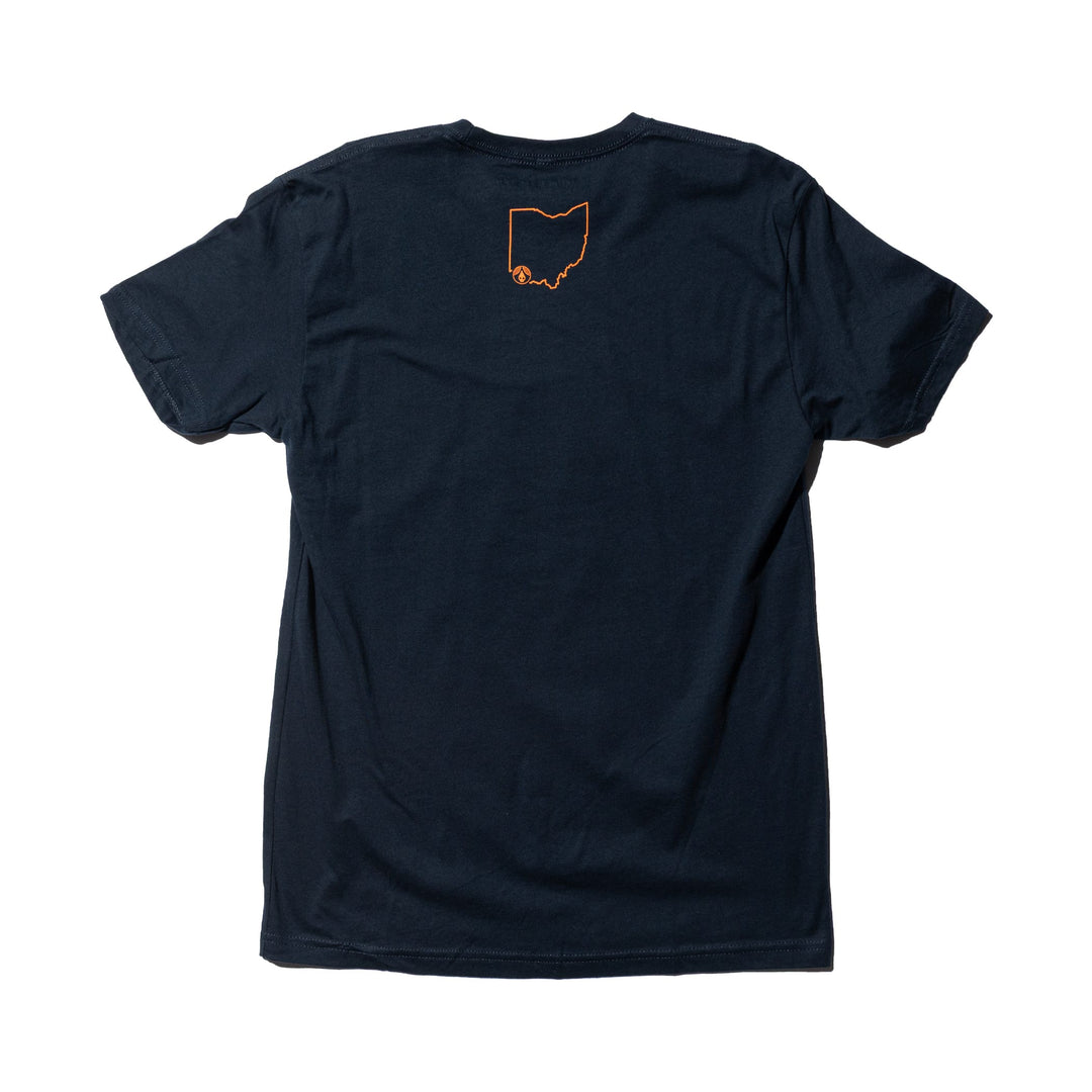 Rhinegeist Shirt Navy Sunset Gradient Cincy Made T-Shirt