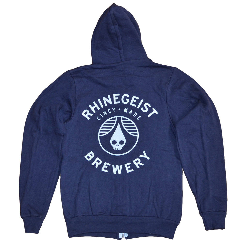 Rhinegeist Outerwear Navy Zip Hoodie - Final Sale