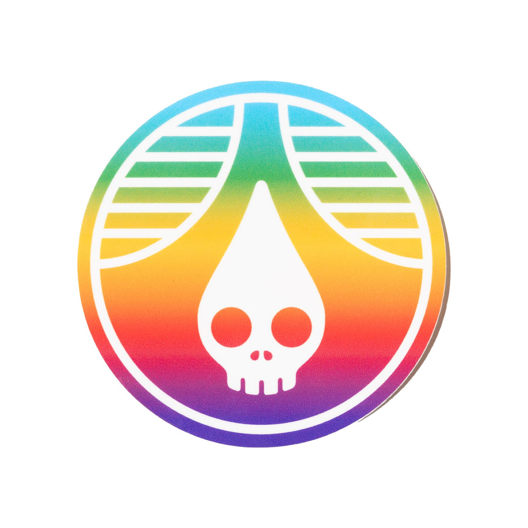 Rhinegeist Miscellaneous Pride Gradient Skulldrop Sticker