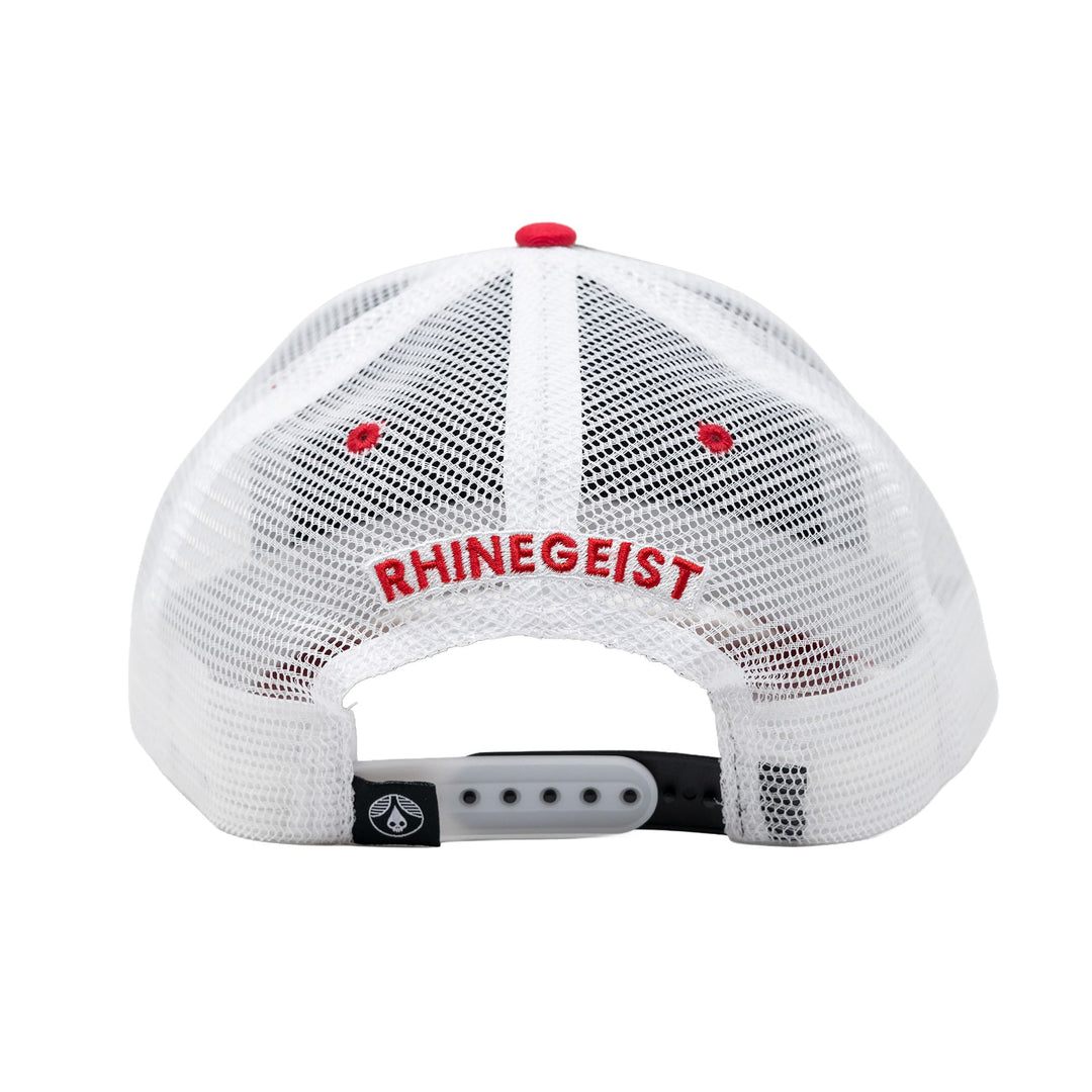 Rhinegeist Headwear Skulldrop High-Crown Cotton Twill Trucker Hat