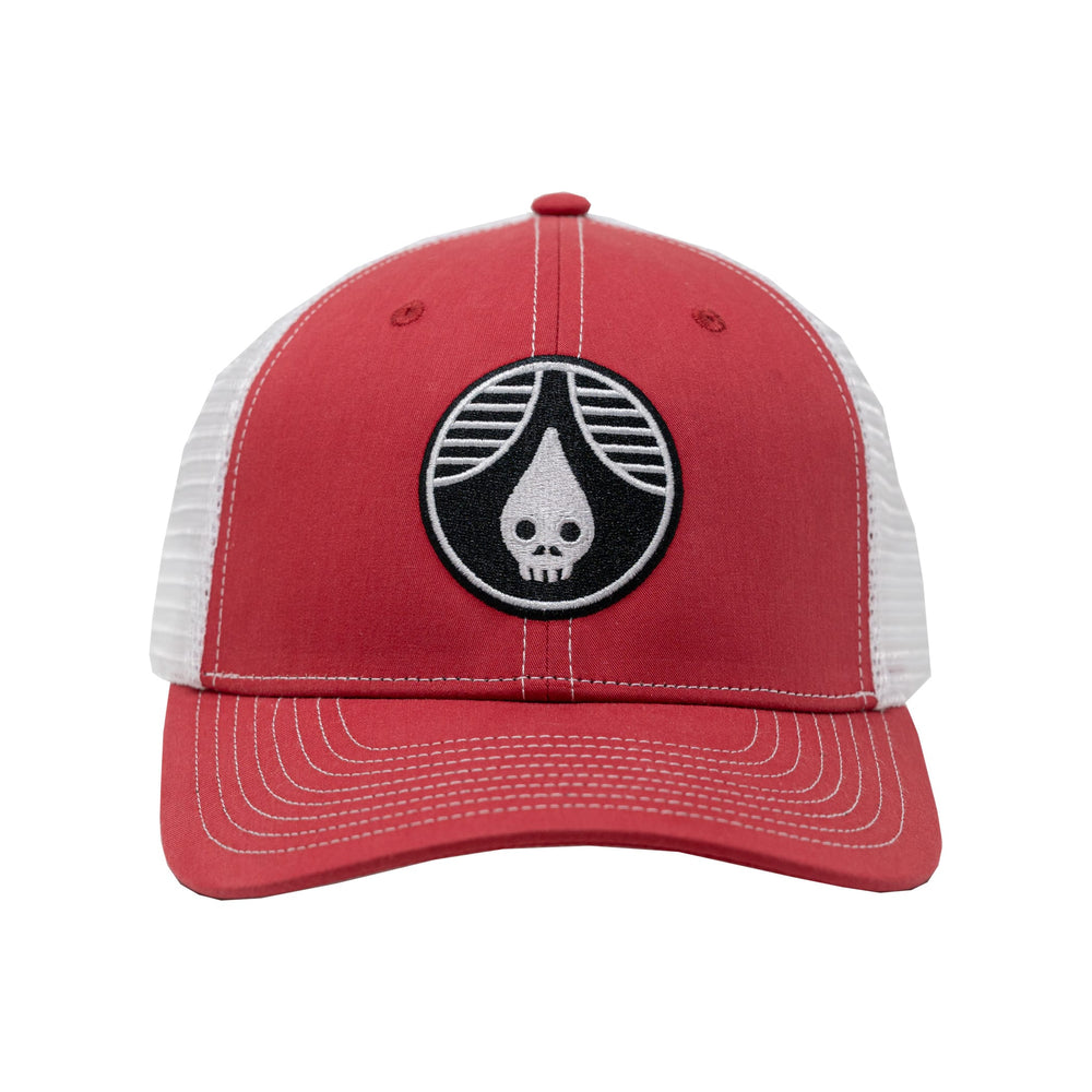 Rhinegeist Headwear Skulldrop Regular-Crown Cotton Twill Trucker Hat