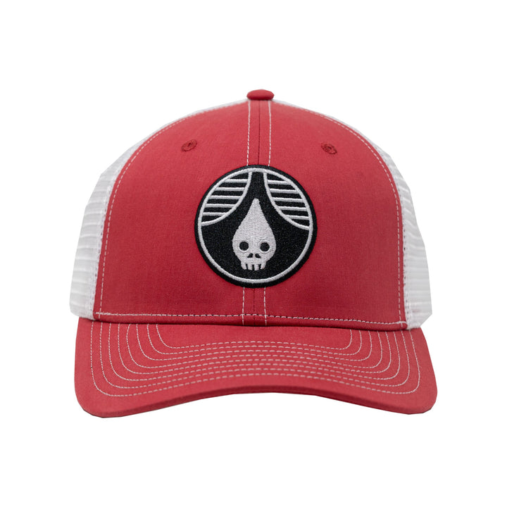 Rhinegeist Headwear Skulldrop Regular-Crown Cotton Twill Trucker Hat