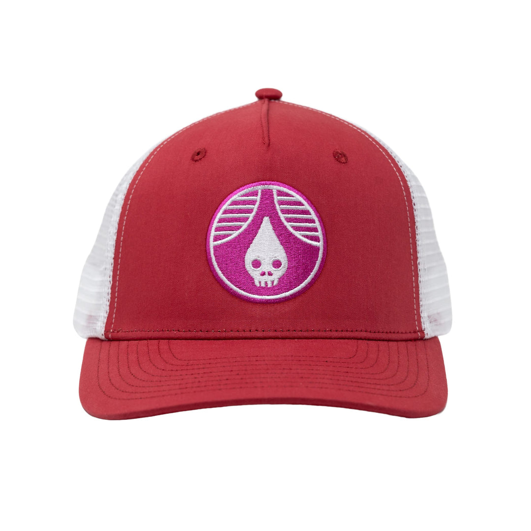 Rhinegeist Headwear Skulldrop High-Crown Cotton Twill Trucker Hat