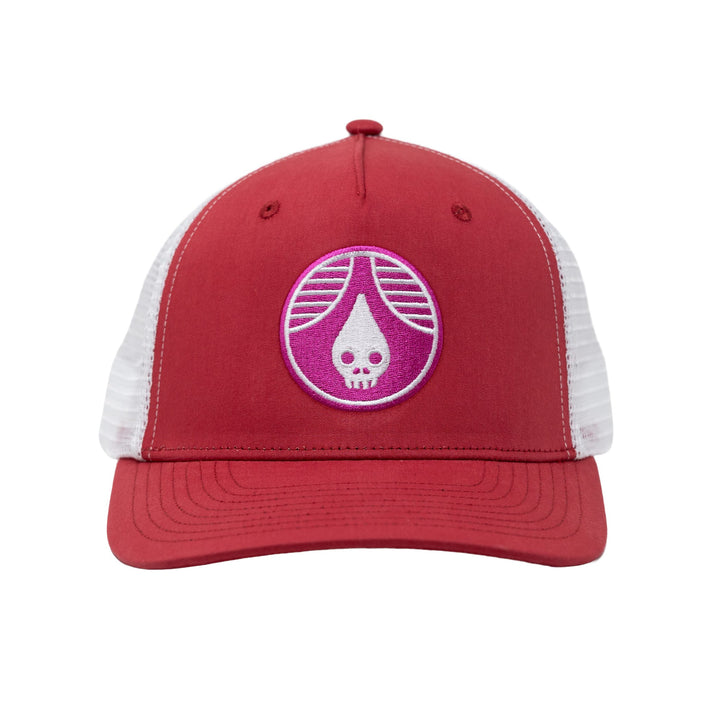 Rhinegeist Headwear Skulldrop High-Crown Cotton Twill Trucker Hat