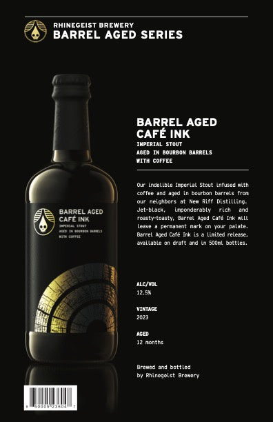 Bourbon Barrel Aged Café Ink - Imperial Stout Aged in Bourbon Barrels with Coffee