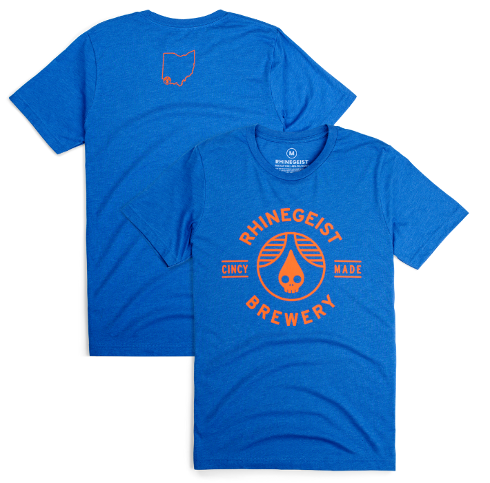 Blue Orange Cincy Made T-Shirt