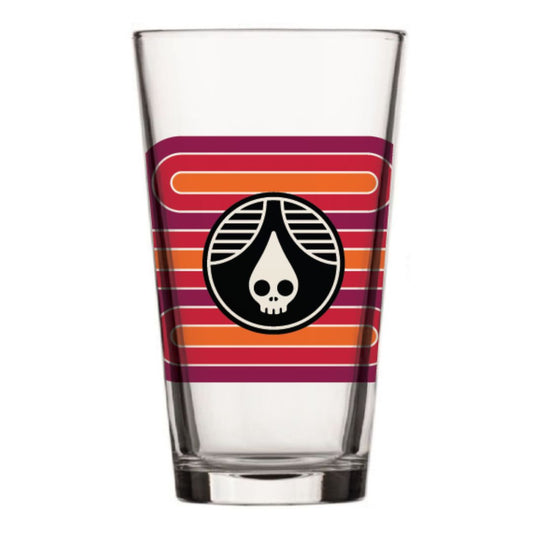 Warm Coil Pint Glass