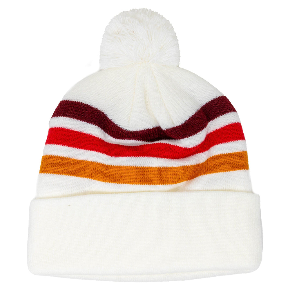 Rhinegeist Headwear White Warm Gradient Pom Beanie