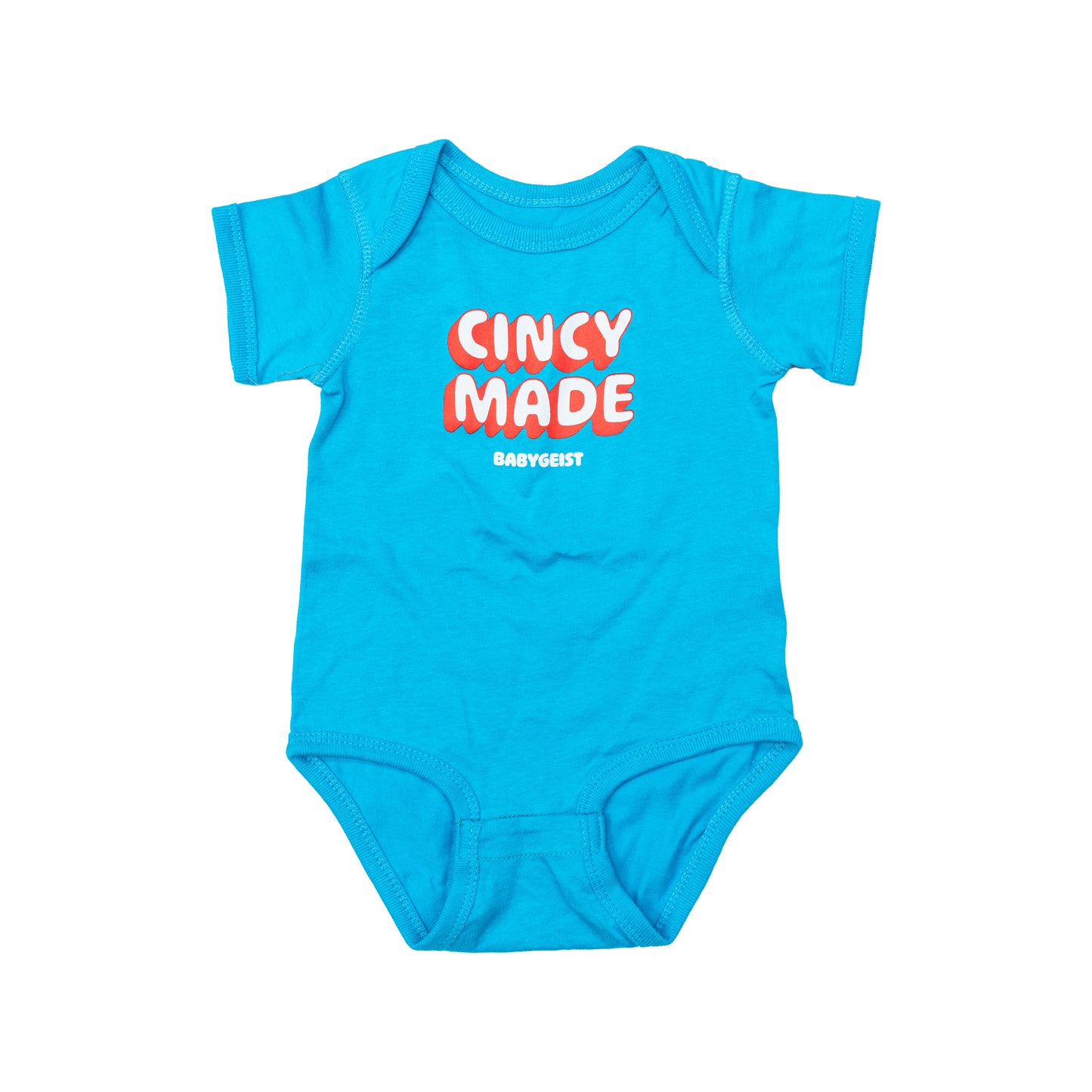 Blue Cincy Made Onesie
