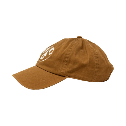 Camel/White Embroidered Hat