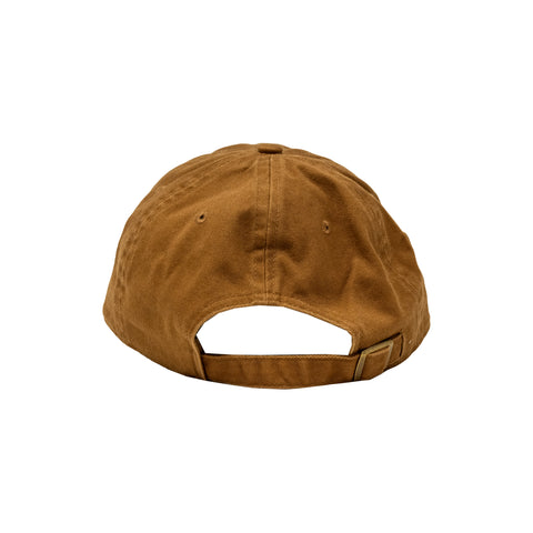 Camel/White Embroidered Hat