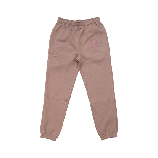 Bubbles Embroidered Track Pant - Hazy Pink