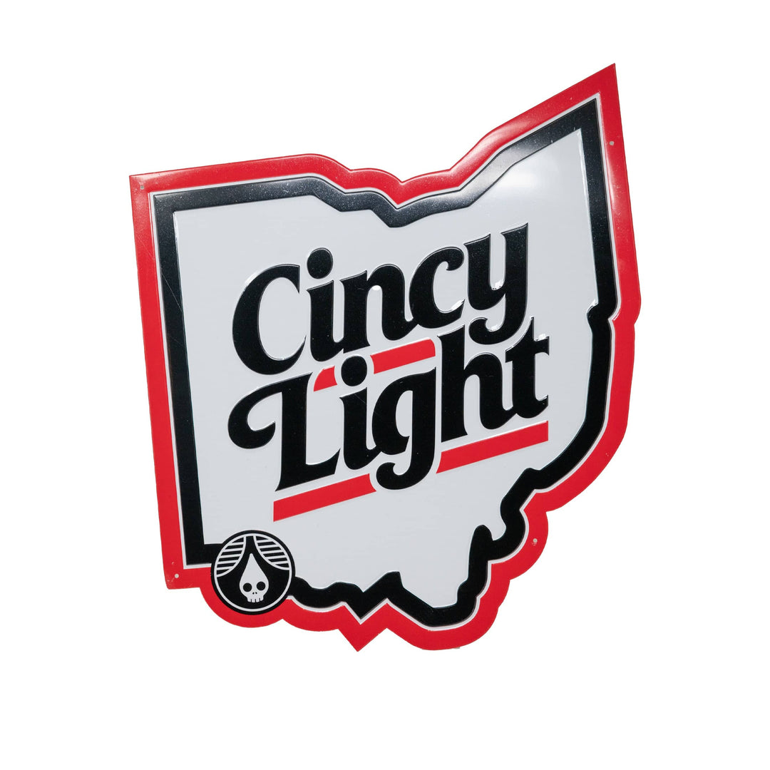 Rhinegeist Barware Cincy Light Ohio Tin Sign