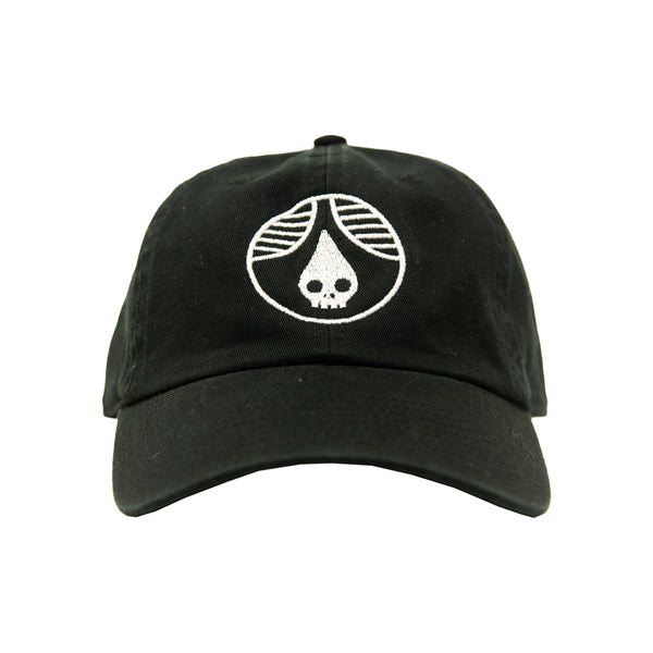 Black/White Embroidered Hat