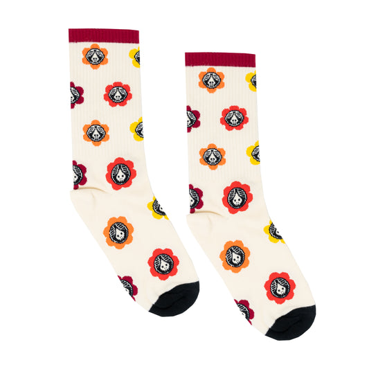 Warm Petal Tube Sock