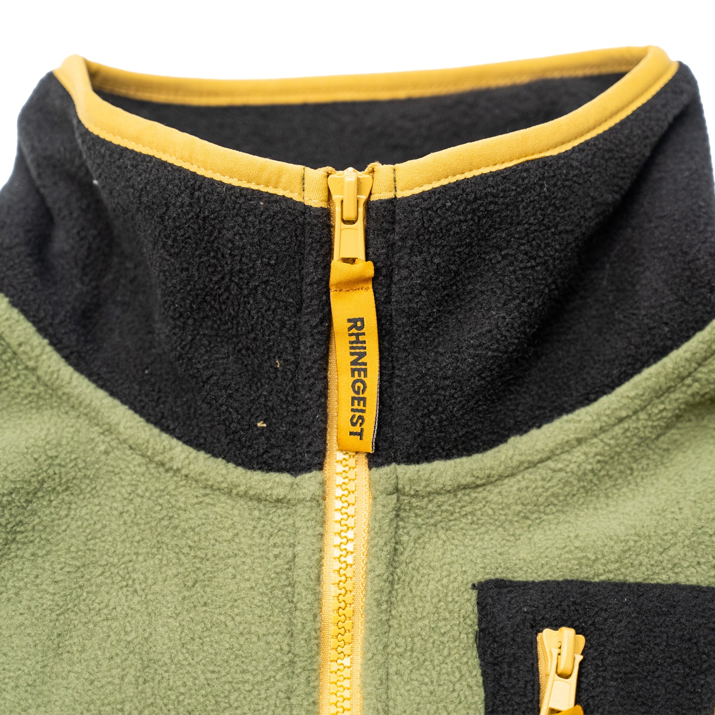 Hunter Green Zip Pocket Pullover Fleece