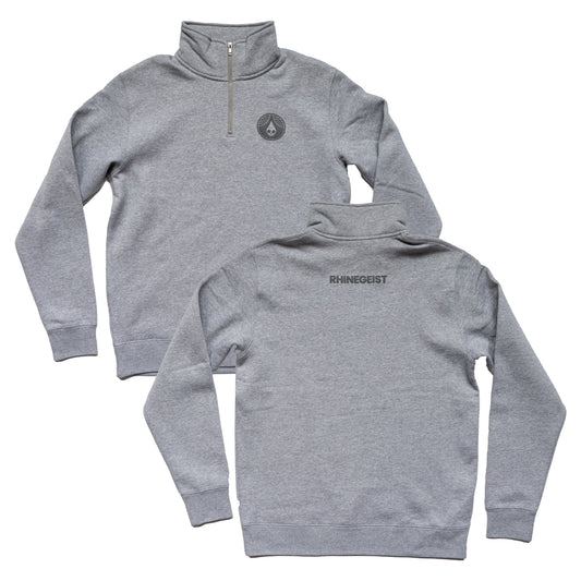 Heather Grey Half Zip