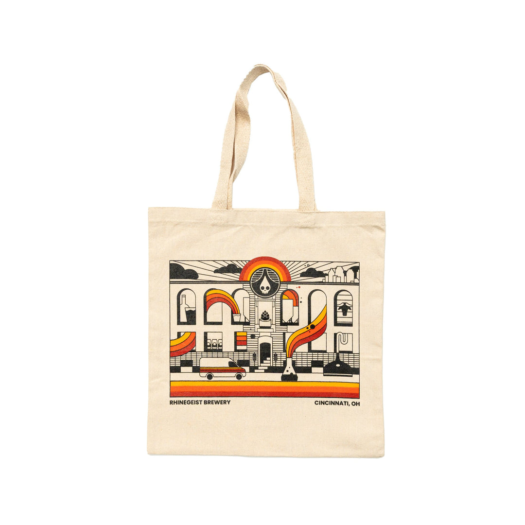 Rhinegeist Miscellaneous Brewery Warm Gradient Tote Bag