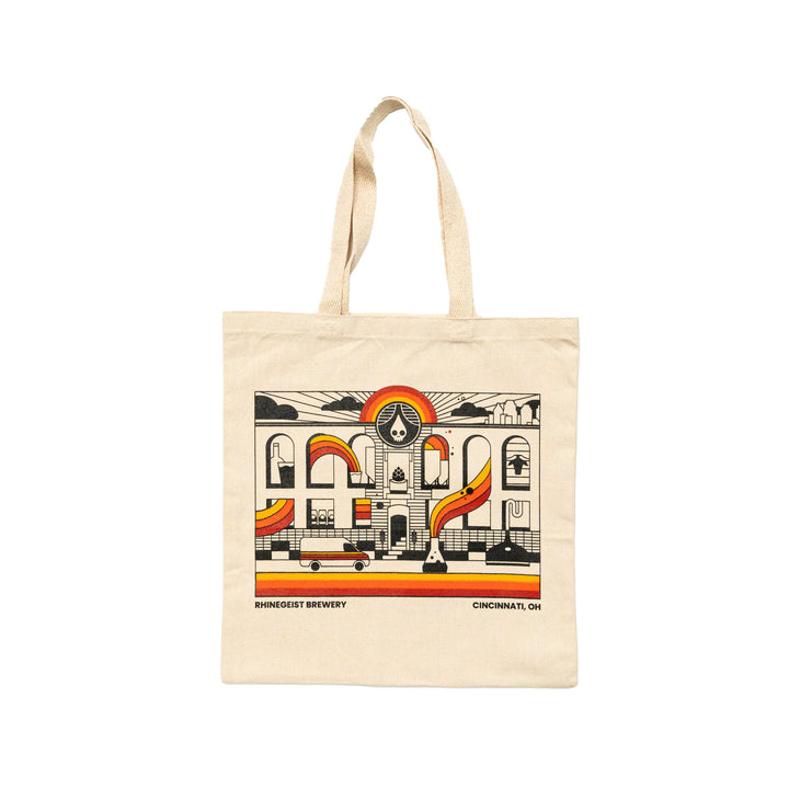 Rhinegeist Miscellaneous Brewery Warm Gradient Tote Bag