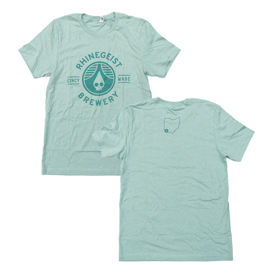 Dusty Blue Cincy Made T-Shirt