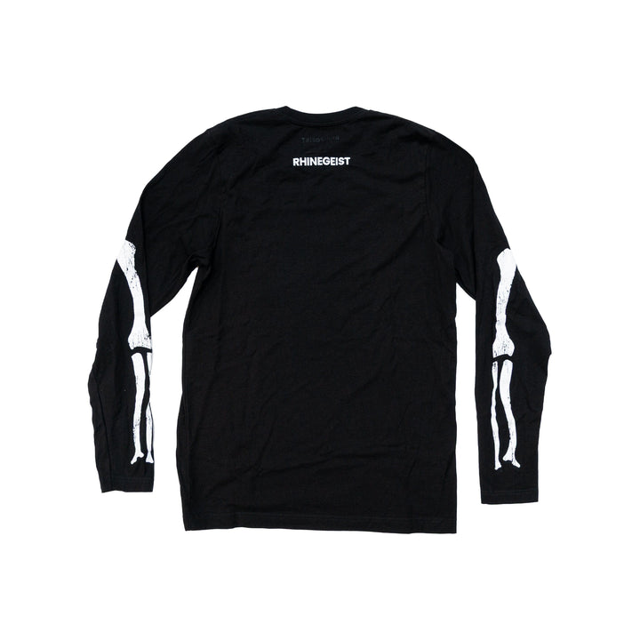 Rhinegeist Shirt Skull Drop Skeleton Long Sleeve T-Shirt
