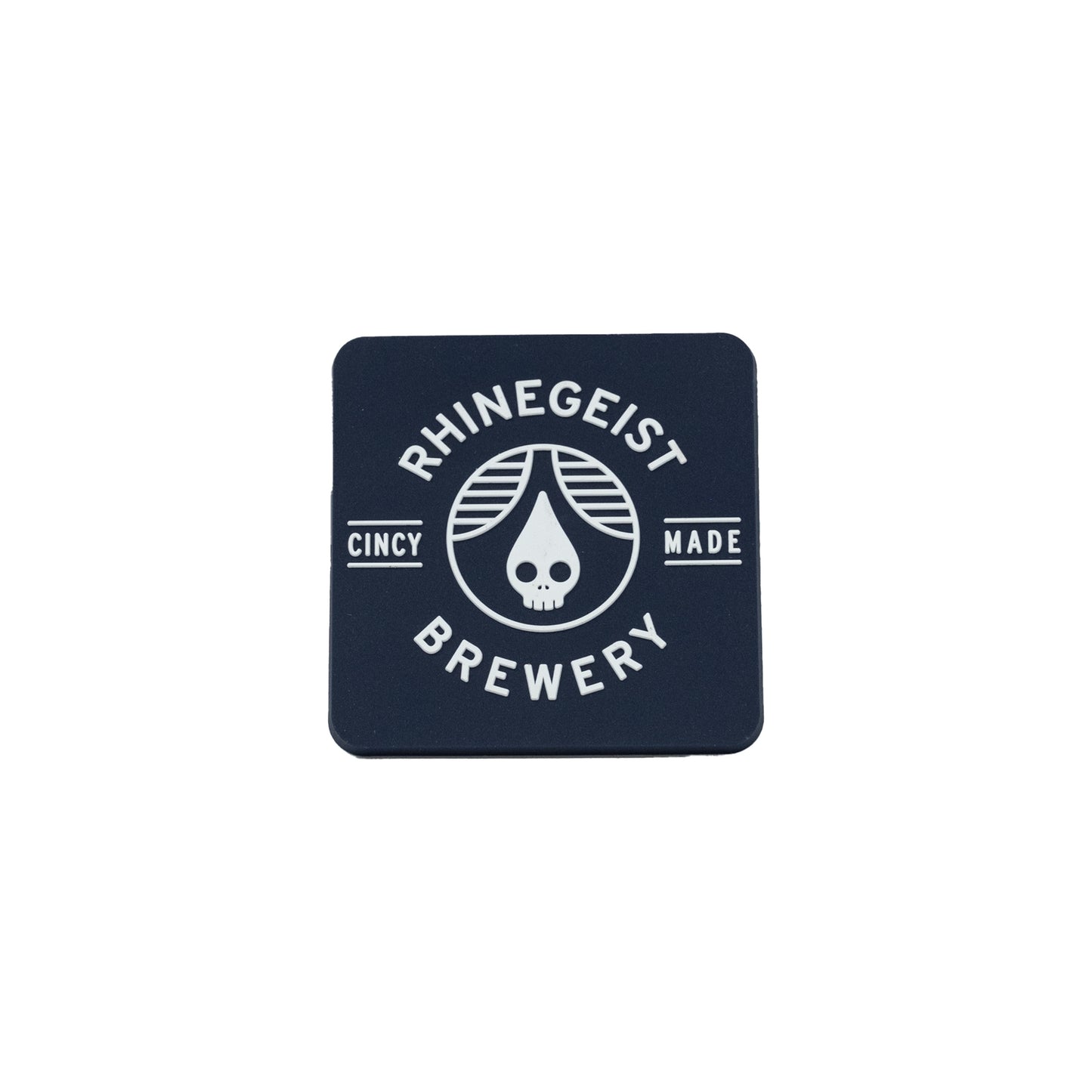 Navy Rhinegeist Square Magnet