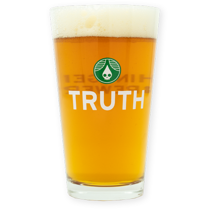 Truth Text Pint Glass