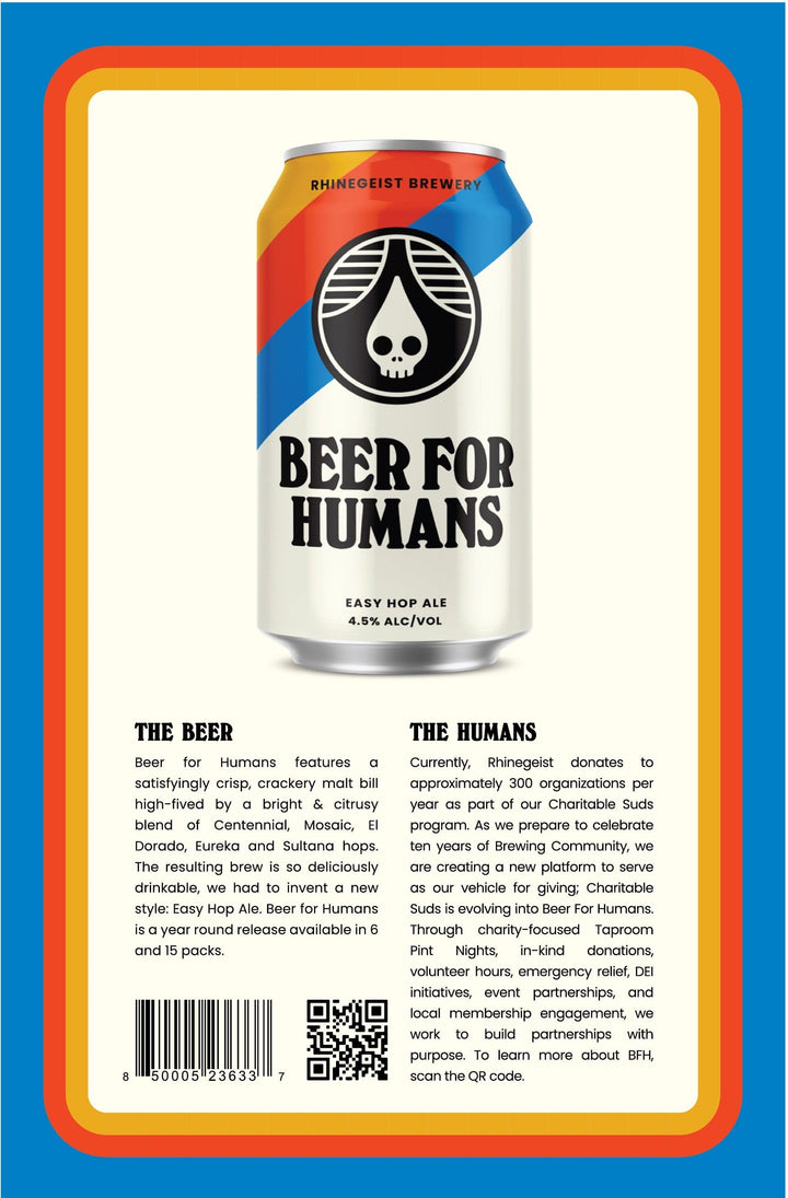 Rhinegeist Beverage Beer For Humans - Easy Hop Ale