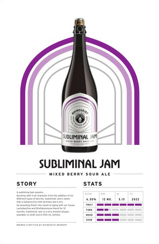 Subliminal Jam - Mixed Berry Sour Ale
