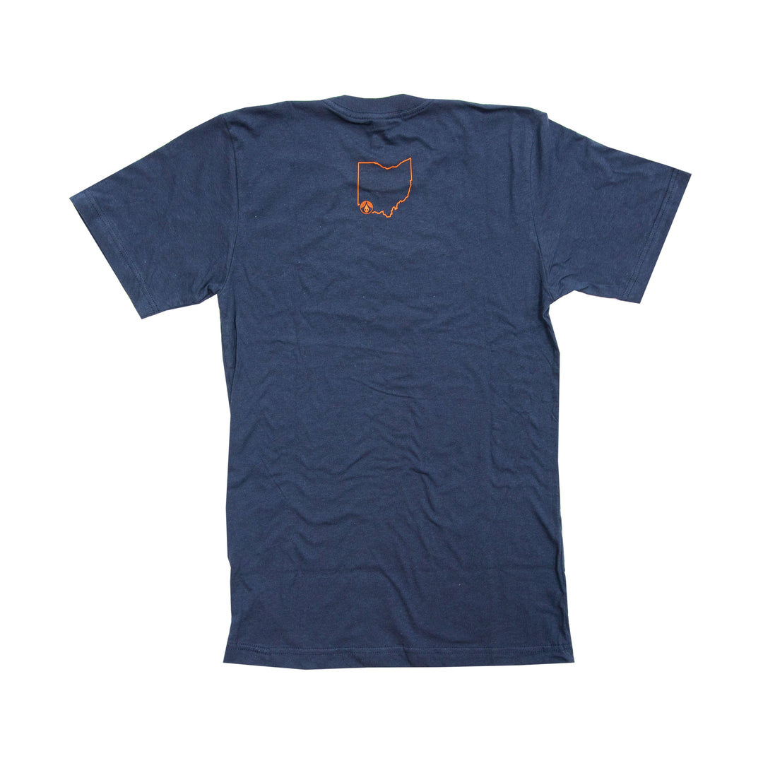Rhinegeist Shirt Navy Sunset Gradient Cincy Made T-Shirt