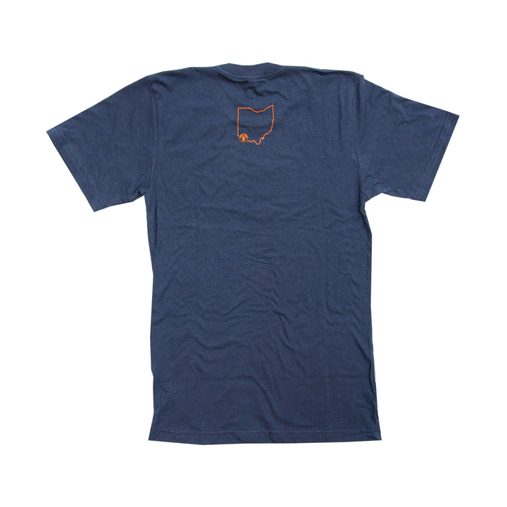 Rhinegeist Shirt Navy Sunset Gradient Cincy Made T-Shirt