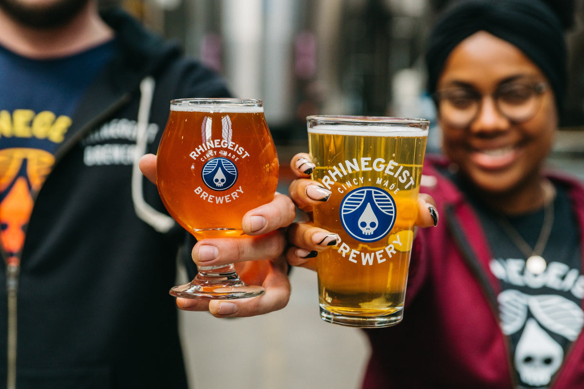 Rhinegeist Pint Glass | Rhinegeist Shop display picture 1