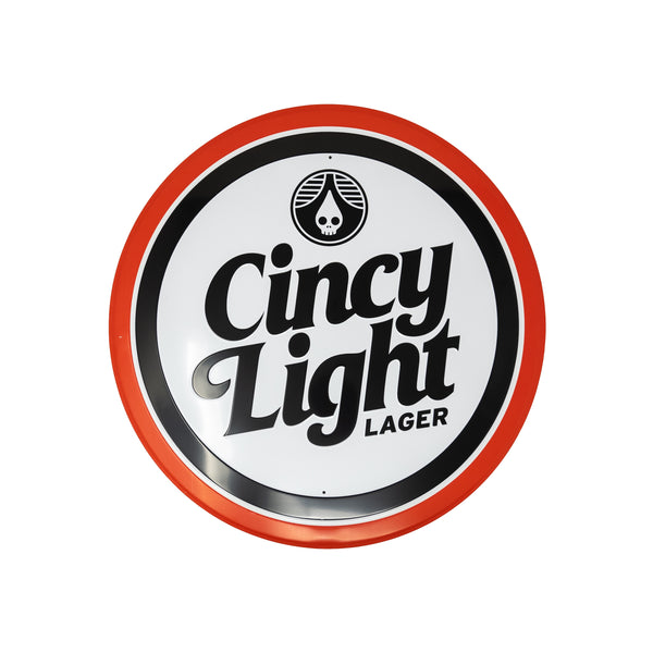 Cincy Light Tin Sign